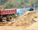 Sand mining stalled in DK; Illegal transporters book 6 goods wagons destined to Hassan